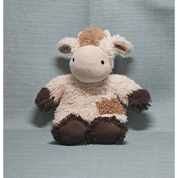 Intelex Warmies Microwavable French Lavender Scented Plush Junior JR Cow 8 Inch - Picture 1 of 3